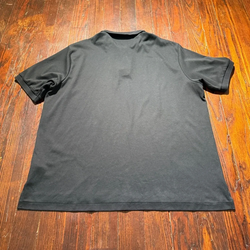 Polo Ralph Lauren Polo Shirt Mens 2XB Black‎ Cotton Red Pony Golf Preppy